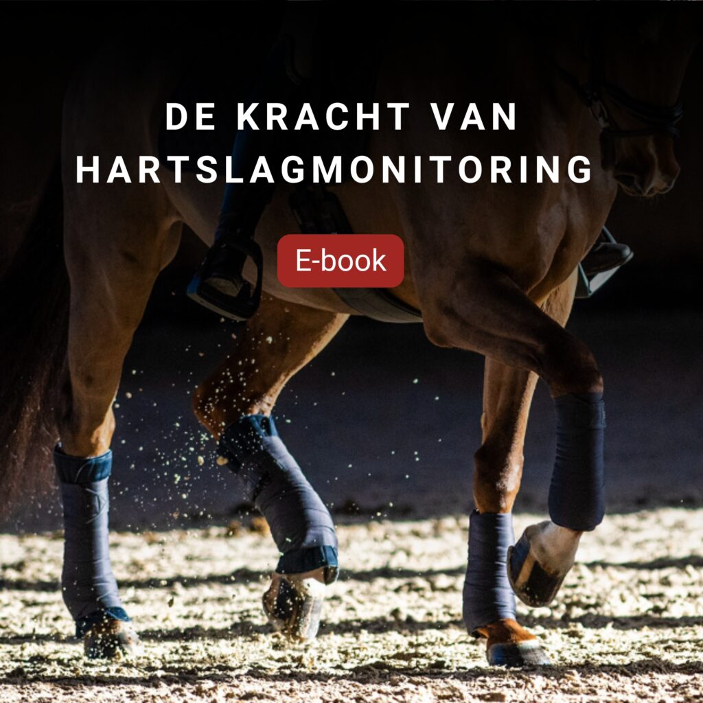 E-book cover over hartslagmonitoring bij paarden